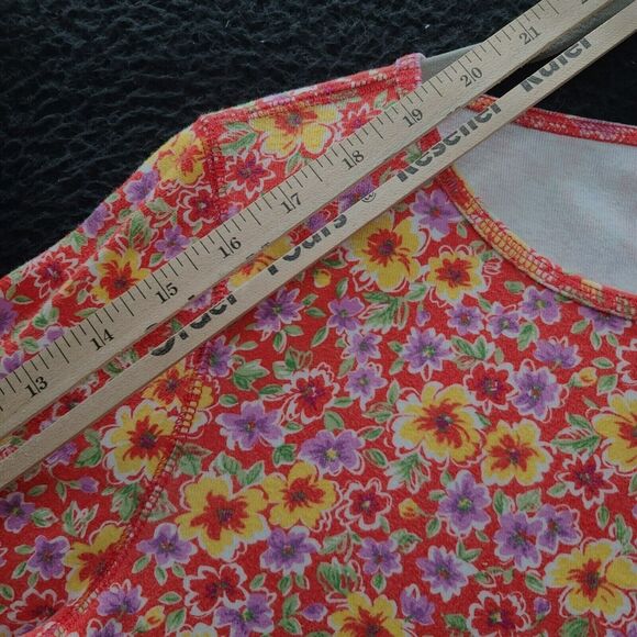 Jones New York Sport Womens Top Multi-Color Size Large 100% Cotton Pullover - Picture 6 of 12